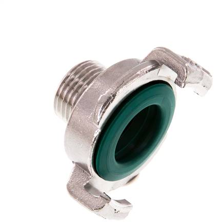 Coupleur mâle 1/2'' GEKA pour tuyau de jardinage en acier inoxydable