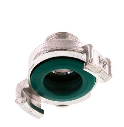 Coupleur mâle 1/2'' GEKA pour tuyau de jardinage en acier inoxydable