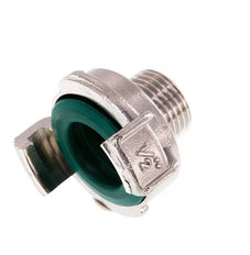 Coupleur mâle 1/2'' GEKA pour tuyau de jardinage en acier inoxydable