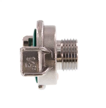 Coupleur mâle 1/2'' GEKA pour tuyau de jardinage en acier inoxydable