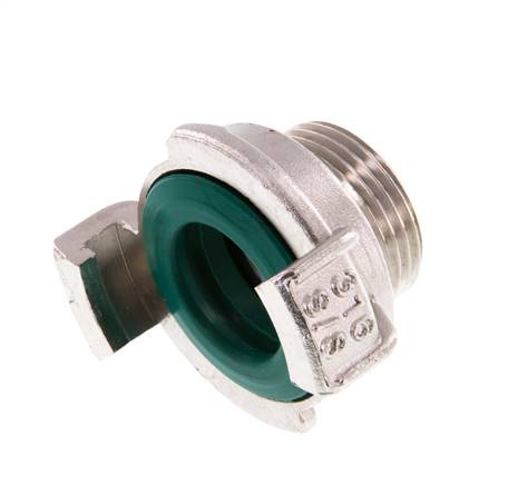 Coupleur mâle 3/4'' GEKA pour tuyau de jardinage en acier inoxydable