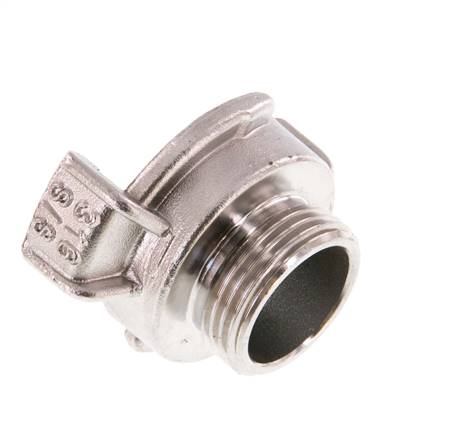 Coupleur mâle 3/4'' GEKA pour tuyau de jardinage en acier inoxydable