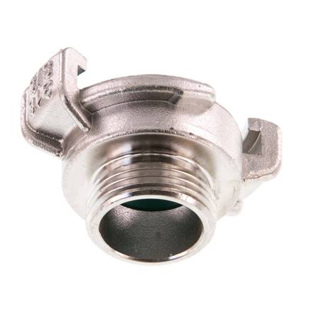 Coupleur mâle 3/4'' GEKA pour tuyau de jardinage en acier inoxydable