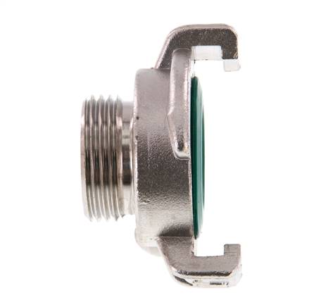 Coupleur mâle 3/4'' GEKA pour tuyau de jardinage en acier inoxydable