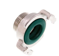 Coupleur mâle 3/4'' GEKA pour tuyau de jardinage en acier inoxydable
