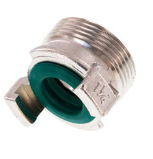 Coupleur de tuyau de jardin GEKA mâle 1 1/4'' en acier inoxydable