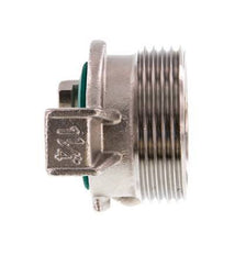 Coupleur de tuyau de jardin GEKA mâle 1 1/4'' en acier inoxydable