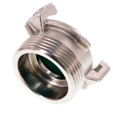 Coupleur de tuyau de jardin GEKA mâle 1 1/4'' en acier inoxydable