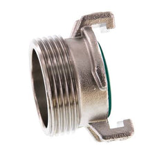 Coupleur de tuyau de jardin GEKA mâle 1 1/4'' en acier inoxydable