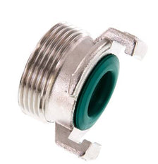 Coupleur de tuyau de jardin GEKA mâle 1 1/4'' en acier inoxydable