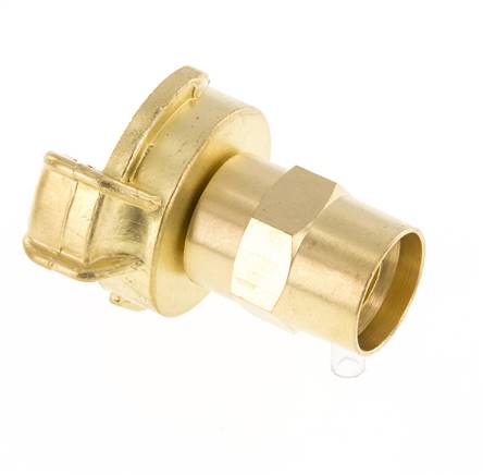 Embout de tuyau 13 mm (1/2'') GEKA Coupleur en laiton pour tuyau de jardin KTW Raccord pour tuyaux industriels