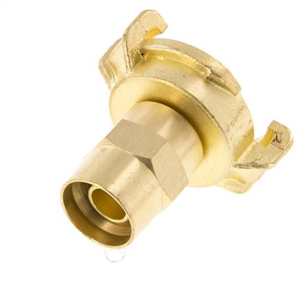 Embout de tuyau 13 mm (1/2'') GEKA Coupleur en laiton pour tuyau de jardin KTW Raccord pour tuyaux industriels