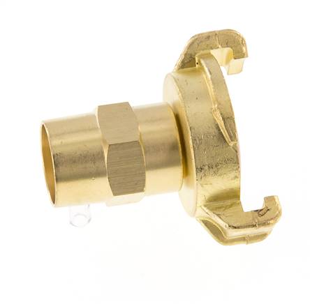 Embout de tuyau 13 mm (1/2'') GEKA Coupleur en laiton pour tuyau de jardin KTW Raccord pour tuyaux industriels