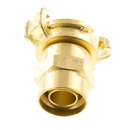 Embout de tuyau 19 mm (3/4'') GEKA Coupleur en laiton pour tuyau de jardin KTW Raccord pour tuyaux industriels