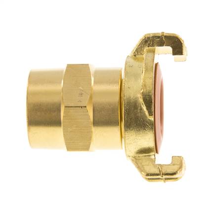 Embout de tuyau 19 mm (3/4'') GEKA Coupleur en laiton pour tuyau de jardin KTW Raccord pour tuyaux industriels