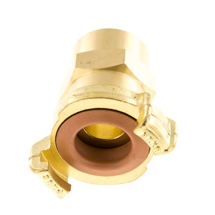 Embout de tuyau 19 mm (3/4'') GEKA Coupleur en laiton pour tuyau de jardin KTW Raccord pour tuyaux industriels