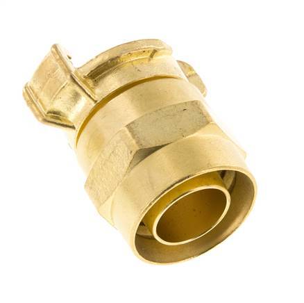 Embout de tuyau 25 mm (1'') GEKA Coupleur en laiton pour tuyau de jardin KTW Raccord pour tuyaux industriels