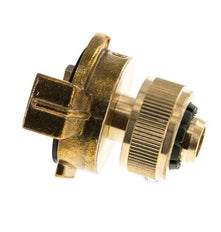 Embout de tuyau 13 mm (1/2'') GEKA Coupleur en laiton pour tuyau de jardin Écrou d'union