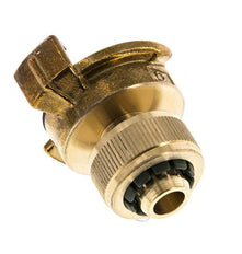 Embout de tuyau 13 mm (1/2'') GEKA Coupleur en laiton pour tuyau de jardin Écrou d'union