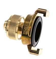 Embout de tuyau 13 mm (1/2'') GEKA Coupleur en laiton pour tuyau de jardin Écrou d'union