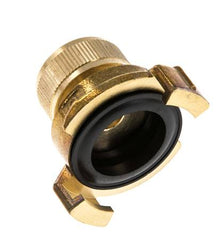 Embout de tuyau 13 mm (1/2'') GEKA Coupleur en laiton pour tuyau de jardin Écrou d'union