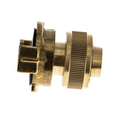 Embout de tuyau 19 mm (3/4'') GEKA Coupleur en laiton pour tuyau d'arrosage Écrou union