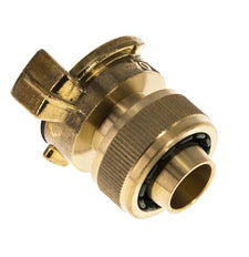 Embout de tuyau 19 mm (3/4'') GEKA Coupleur en laiton pour tuyau d'arrosage Écrou union