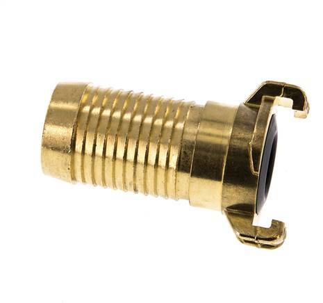 Embout de tuyau 32 mm (1 1/4'') GEKA Coupleur en laiton rotatif pour tuyau d'arrosage