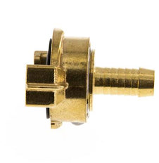 Embout de tuyau 13 mm (1/2'') Coupleur en laiton pour tuyau de jardin GEKA Rotatif lorsqu'il est désaccouplé