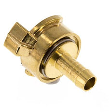 Embout de tuyau 13 mm (1/2'') Coupleur en laiton pour tuyau de jardin GEKA Rotatif lorsqu'il est désaccouplé