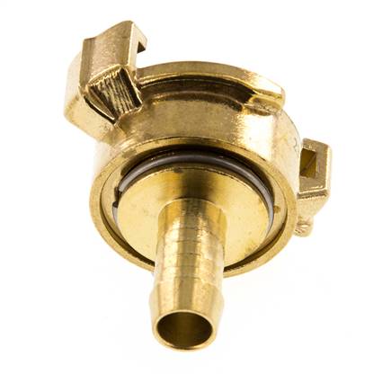 Embout de tuyau 13 mm (1/2'') Coupleur en laiton pour tuyau de jardin GEKA Rotatif lorsqu'il est désaccouplé