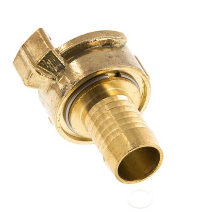 Embout de tuyau 19 mm (3/4'') Coupleur en laiton pour tuyau de jardin GEKA Rotatif lorsqu'il est désaccouplé