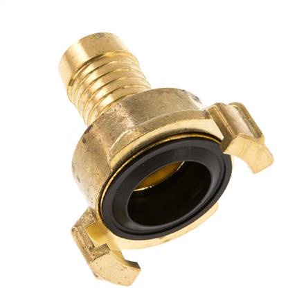 Embout de tuyau 19 mm (3/4'') Coupleur en laiton pour tuyau de jardin GEKA Rotatif lorsqu'il est désaccouplé