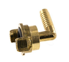 Embout de tuyau 13 mm (1/2'') GEKA Coupleur en laiton pour tuyau de jardin Coude rotatif