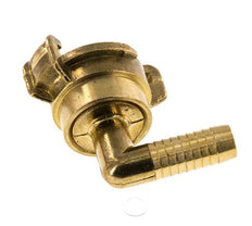 Embout de tuyau 13 mm (1/2'') GEKA Coupleur en laiton pour tuyau de jardin Coude rotatif