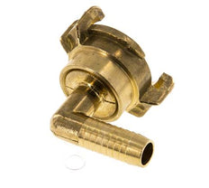 Embout de tuyau 13 mm (1/2'') GEKA Coupleur en laiton pour tuyau de jardin Coude rotatif