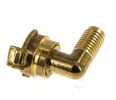 Embout de tuyau 19 mm (3/4'') GEKA Couplage de tuyau de jardin en laiton Coude rotatif