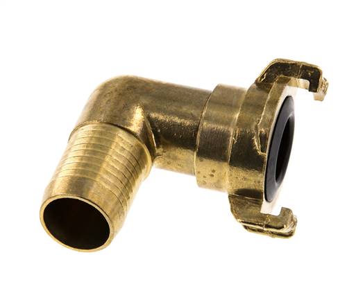 Embout de tuyau 25 mm (1'') Coupleur en laiton pour tuyau de jardin GEKA Coude orientable
