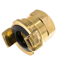 Coupleur en laiton rotatif 3/4'' femelle GEKA pour tuyau d'arrosage