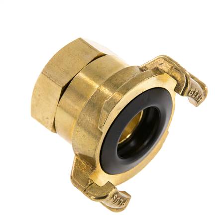 Coupleur en laiton rotatif 3/4'' femelle GEKA pour tuyau d'arrosage
