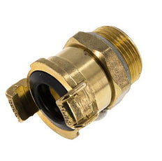 Coupleur de tuyau de jardin GEKA mâle 1'' rotatif en laiton