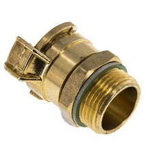 Coupleur de tuyau de jardin GEKA mâle 1'' rotatif en laiton
