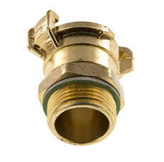 Coupleur de tuyau de jardin GEKA mâle 1'' rotatif en laiton