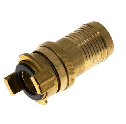Raccord de sécurité GEKA en laiton pour tuyau d'arrosage de 32 mm (1 1/4'')