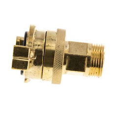 Raccord de securite mâle 3/4'' GEKA pour tuyau d'arrosage en laiton