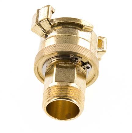 Raccord de securite mâle 3/4'' GEKA pour tuyau d'arrosage en laiton