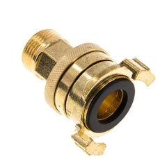 Raccord de securite mâle 3/4'' GEKA pour tuyau d'arrosage en laiton