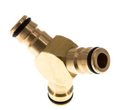 Bouchon de tuyau d'arrosage 3x en laiton
