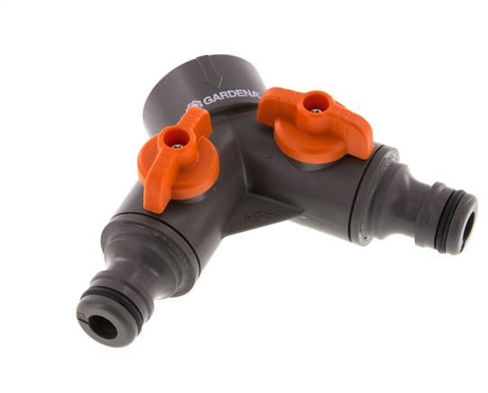 Robinet à boisseau sphérique PP GARDENA Distributeur G 3/4 pouce à filetage femelle