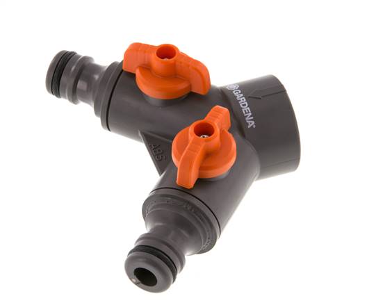 Robinet à boisseau sphérique PP GARDENA Distributeur G 3/4 pouce à filetage femelle